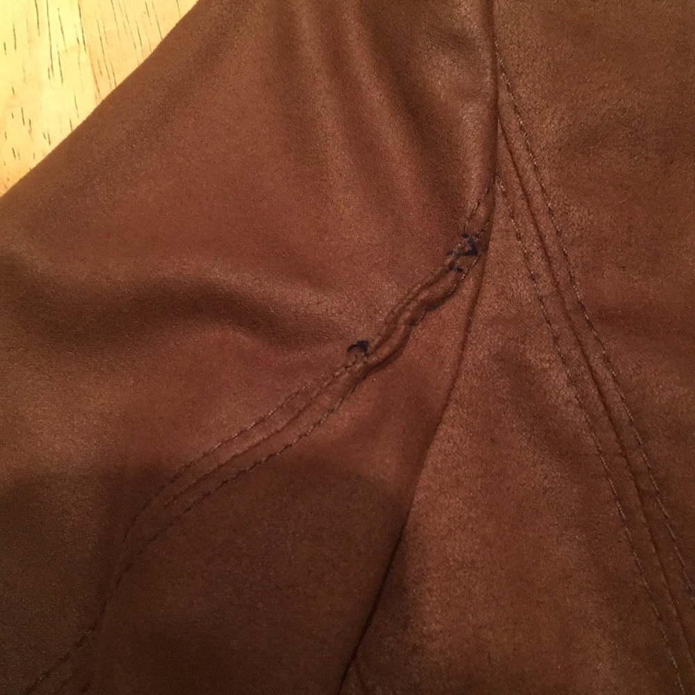 Zara Basic Brown Single Button Blazer - image 4